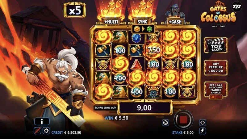 Gates of Colossus MultiChase - kombinasi kemenangan dalam permainan asas